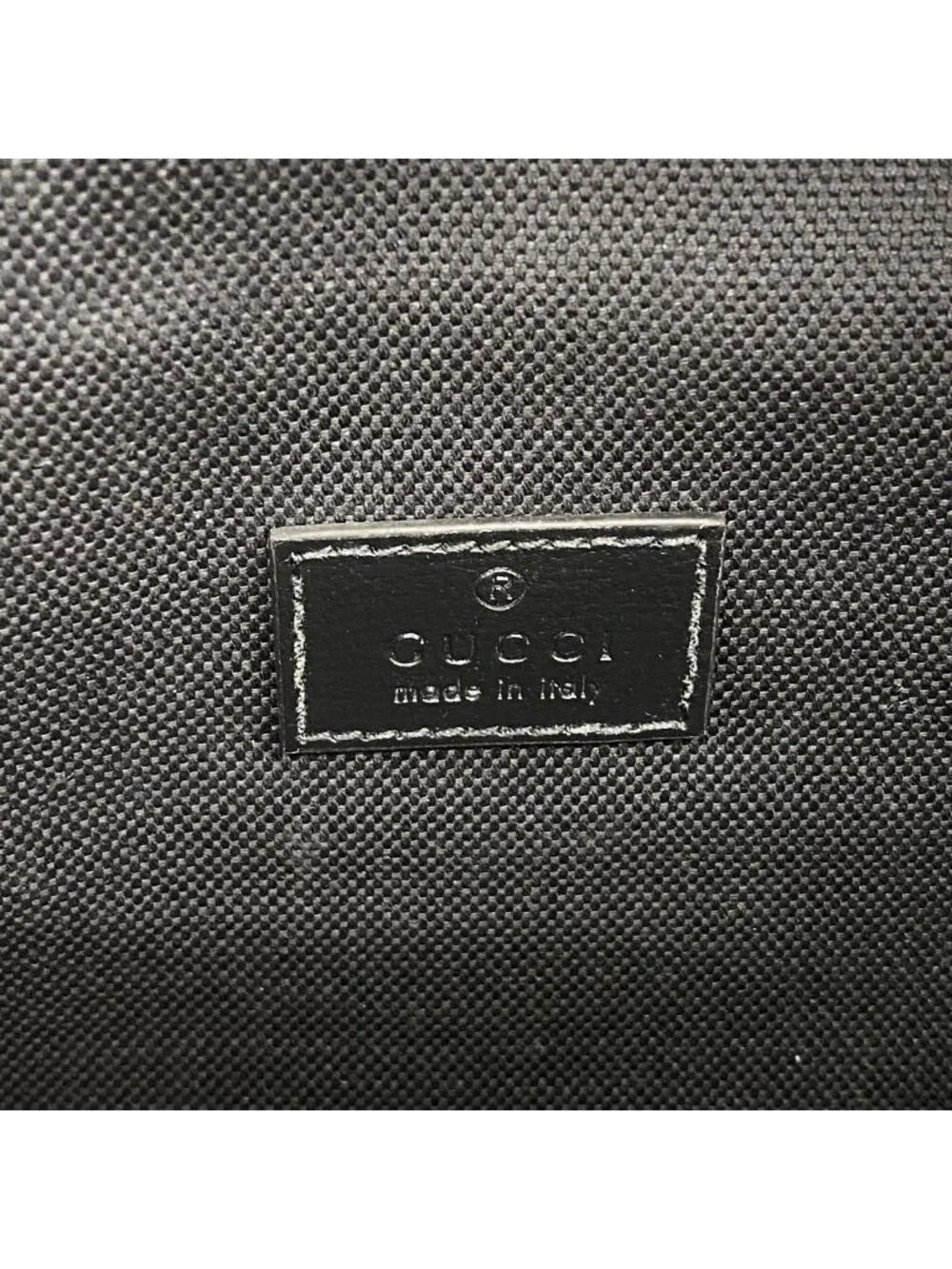 Gucci Waist Bag GG Supreme Gray Black Silver